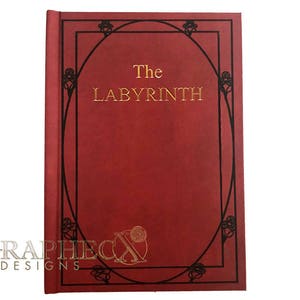 Le livre rouge du Labyrinthe inspiré par les fans a inspiré un carnet de journal à couverture rigide personnalisé