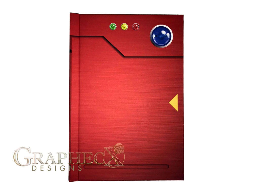 Personalised Original Pokédex Design Hardback Lined Journal Based On Pokemon