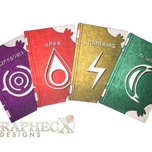 Fan-made Fire Emblem Spell Tomes Fire Thunder Nosferatu Wind - Etsy