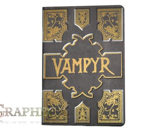 Fan-made Vampyr Slayers Handbook Buffy the Vampire Slayer inspired personalized journal notebook