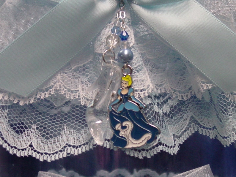 Cinderella Inspired Garter Set in Blue