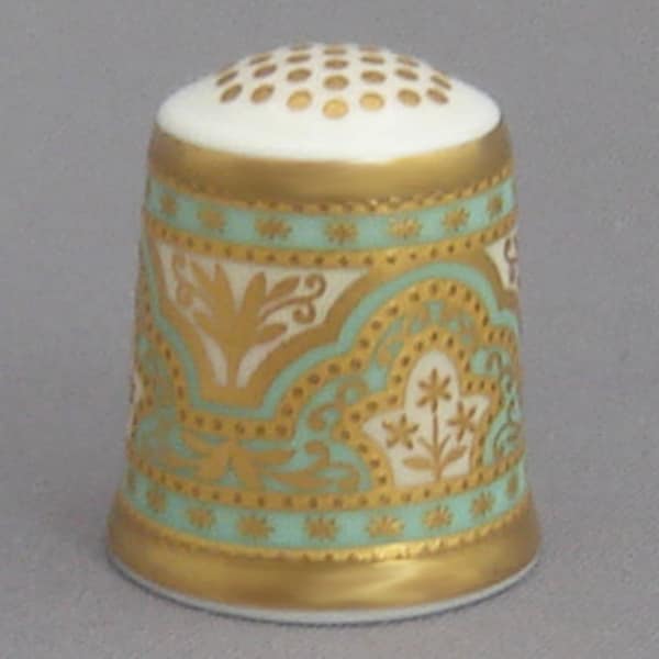 Royal Crown Derby Thimble - Victorian Persian