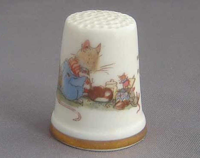 Royal Doulton Thimble Brambly Hedge Wilfred Etsy