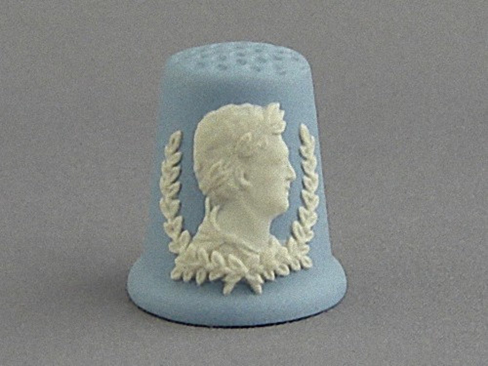 Wedgwood Thimble King William III Blue Jasperware Etsy