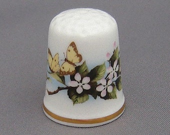 Royal Stafford Thimble - Apple Blossom