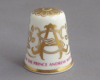 Spode Thimble - Wedding of Andrew and Sarah