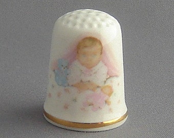 Victoria China Thimble - Good Night