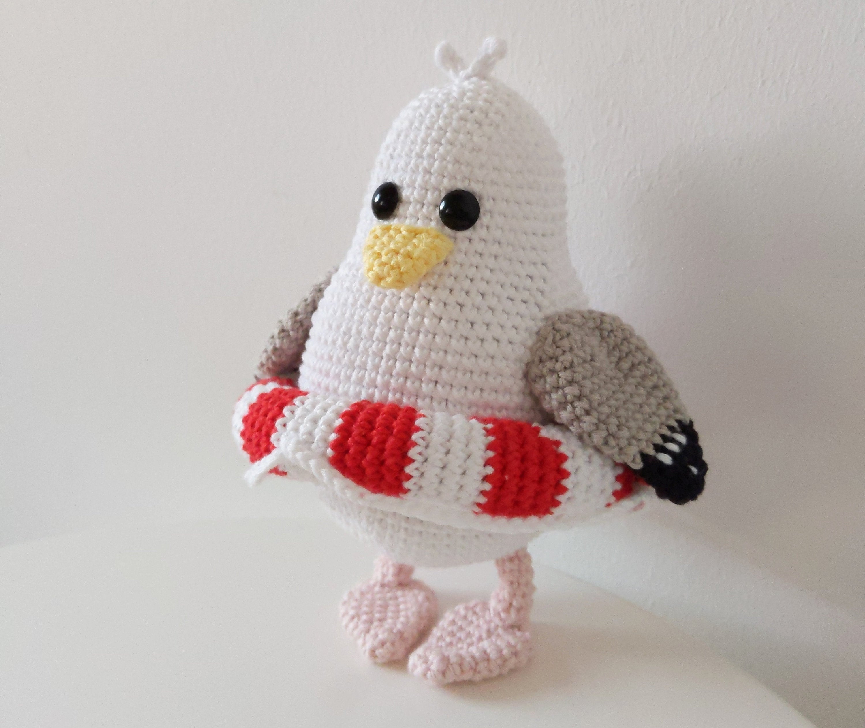 PATTERN SEAGULL crochet amigurumi pattern 1908 Etsy