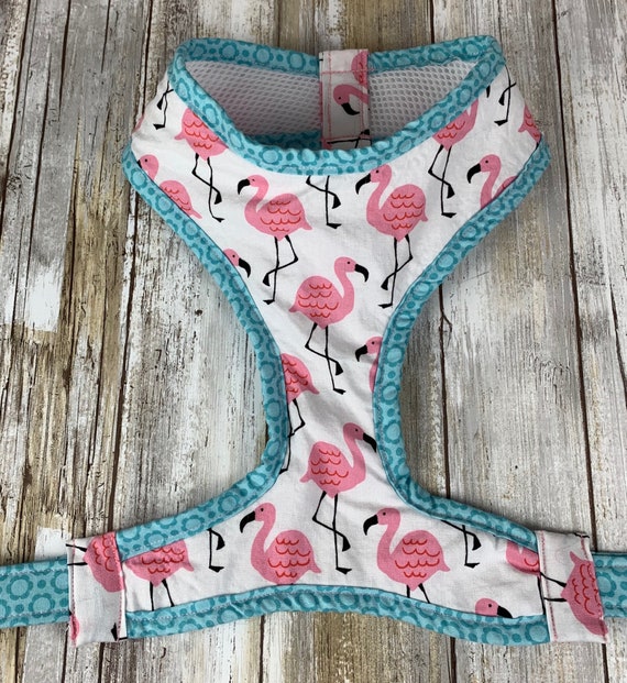 flamingo dog harness