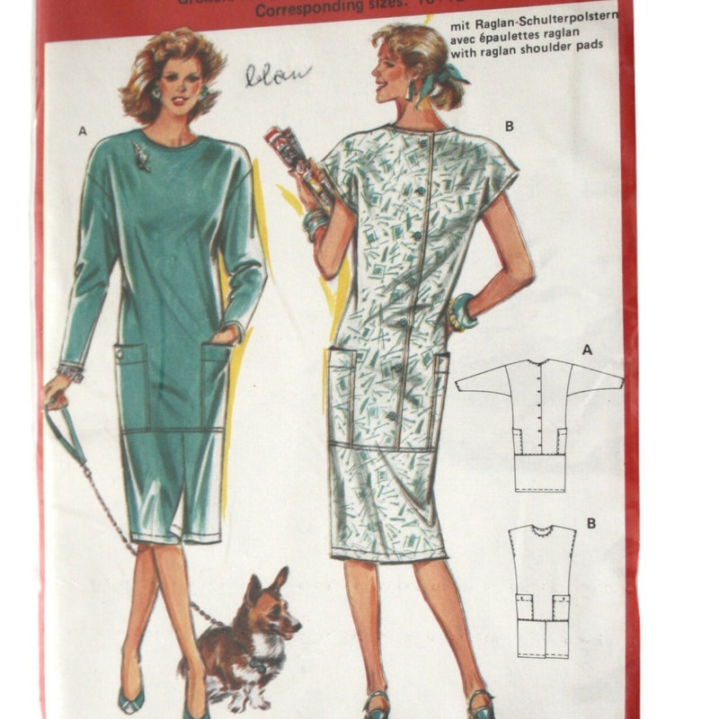 Drop Waist Dress Pattern Etsy