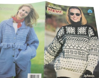 Patrons De Tricot Beehive - Modèles Pulls Et Cardigans Molana 522 & 513, Occasion