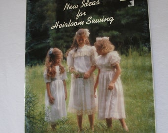 Heirloom Sewing New Ideas by Kay Johnson Guiles, 1992, Techniques for Heirloom Sewing, How to including some Smocking patterns