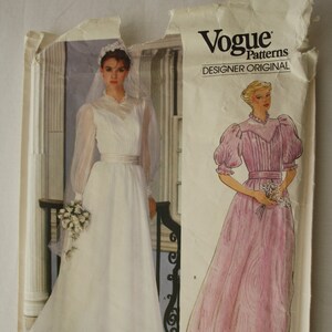 Vintage designer deals wedding dress