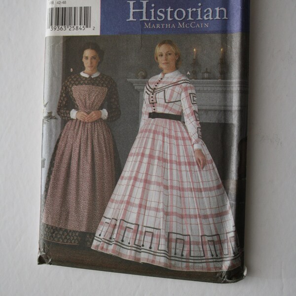 Civil War Dress pattern Womens size 14 -20  Hoop Skirt Apron 1800s Antebellum Southern Belle Historical Costume Sewing UNCUT Simplicity 7212