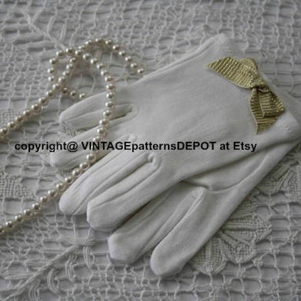 Plus petite TAILLE Gants de cérémonie pour fille, gants en coton blanc, 2, 3 4 ans, tout-petits/gants de Pâques mariage Flower girl tea party