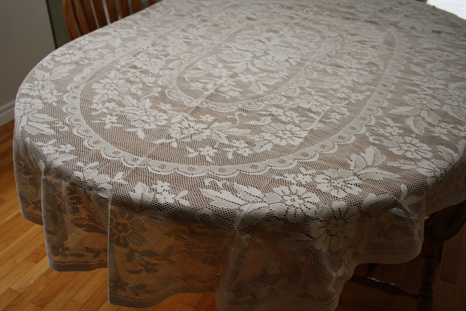 NEW Vintage Lace Tablecloth OVAL 60 X 80 HERITAGE Etsy