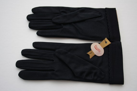 Blue Formal Gloves UNUSED New Vintage 1950s Women… - image 3