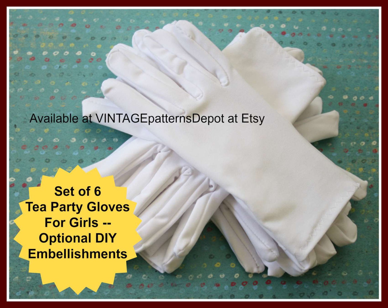 6 Tea Party Gloves for a Girls Tea Party White Satin Nylon Etsy