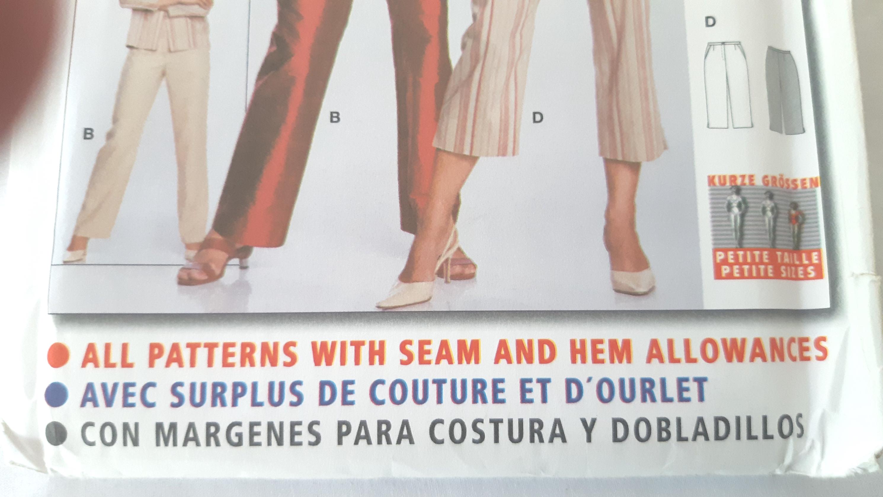 JACKET PANTS Capri Sewing Patterns Womens Size 6 - 20 Uncut Burda 8375 ...