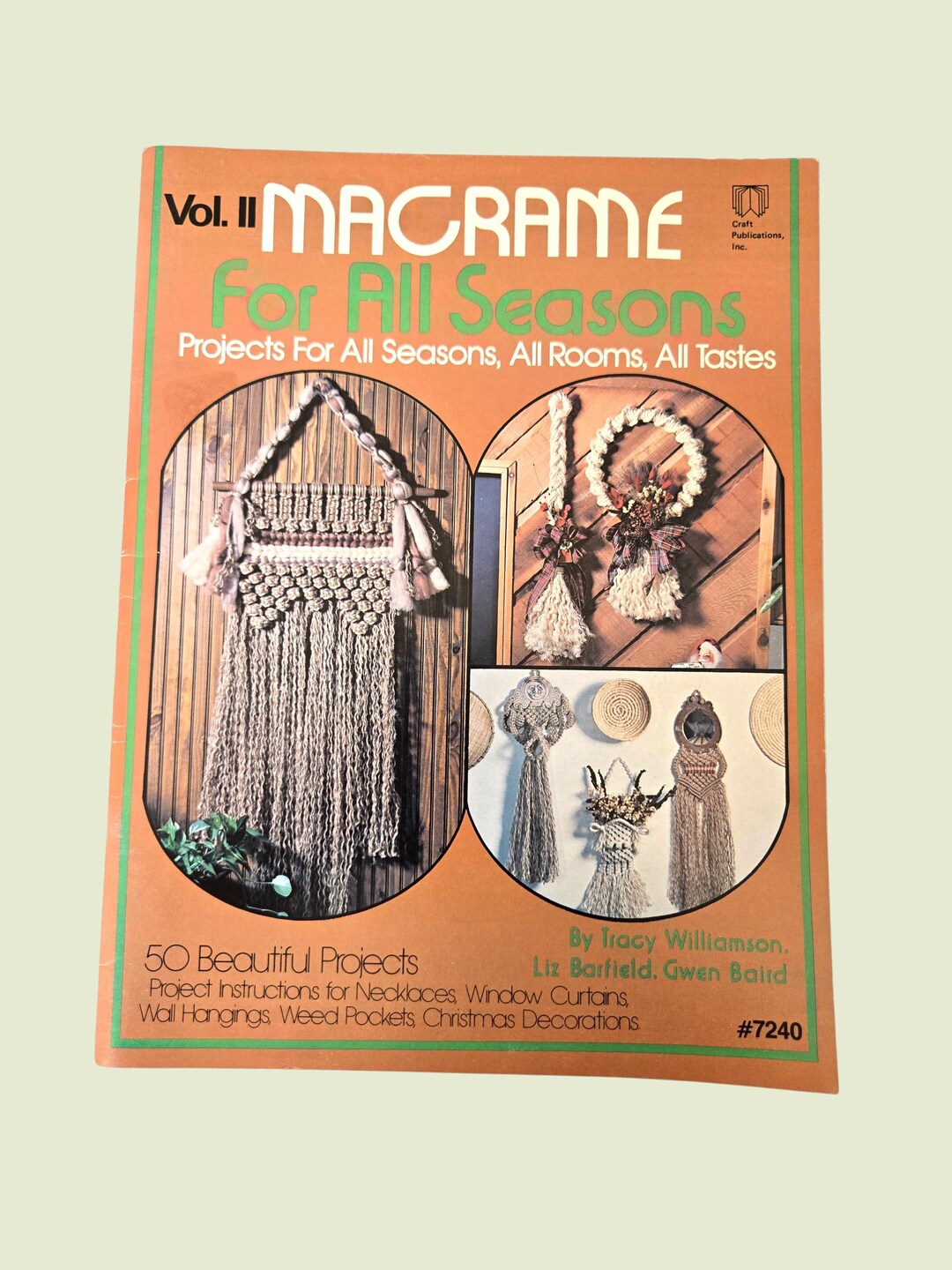 MACRAME Pattern BOOK 50 PROJECTS for All Seasons Vol 2 Macrame ...