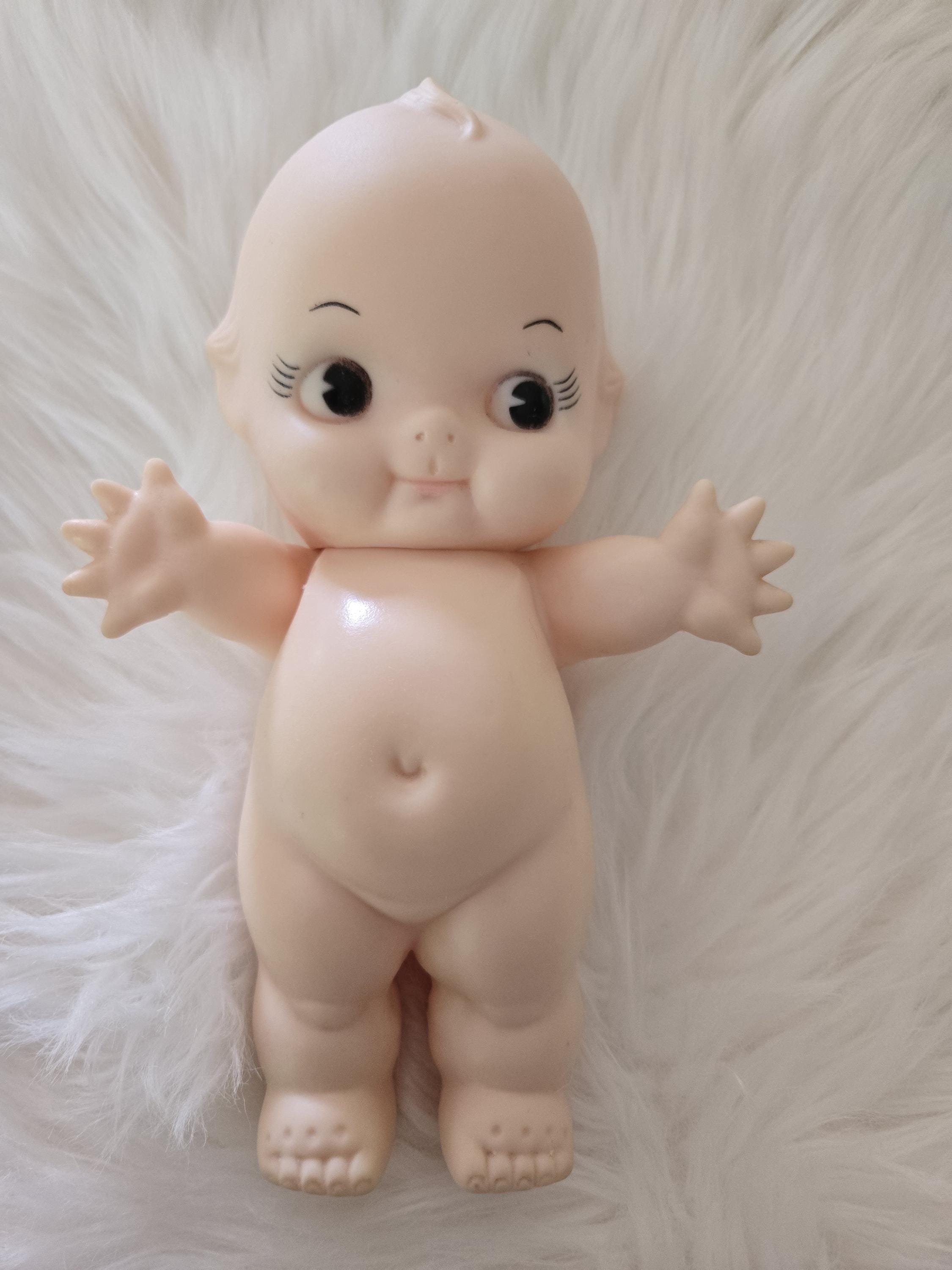 1960s RUBBER Squeaky Toy KEWPIE Doll in Very Good Condition