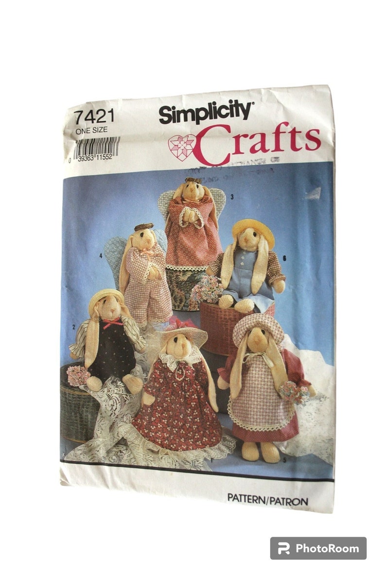 Simplicity Patterns Socks COUNTRY Bunny Sewing Pattern 7421 Simplicity Crafts SOCK Bunnies and ...