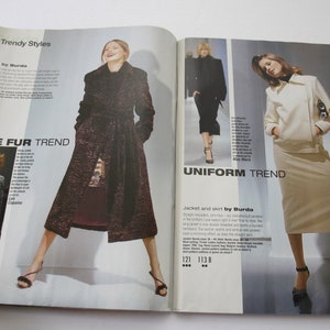 ENGLISH Burda Magazine World of Fashion Burda Sewing Patterns English ...