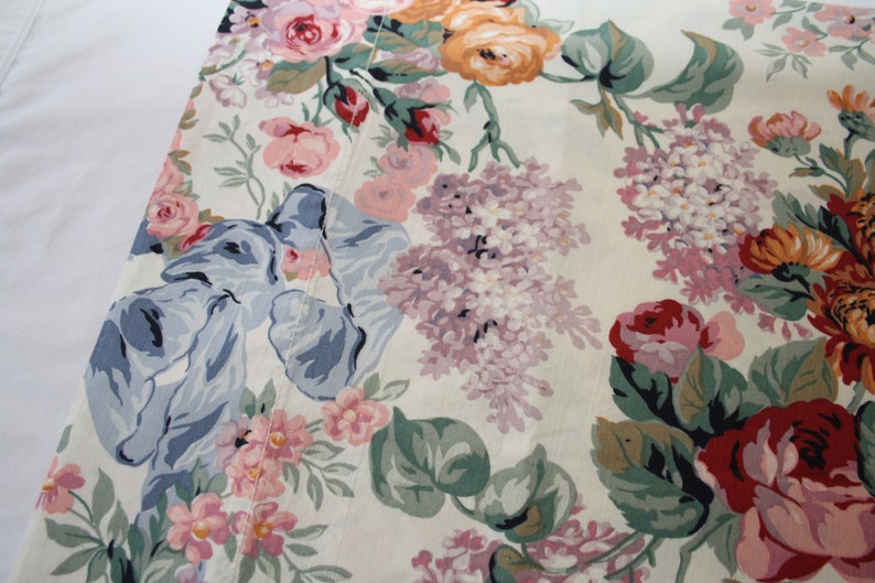 RALPH Lauren Allison Roses Floral Pillowcases, 100% cotton bed pillow covers, made in the USA, includes 2 image 4