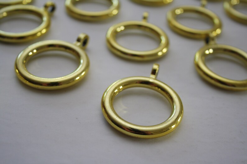 28 Cafe Rings with eyelets 1 1/4 Curtain Rings UNUSED Etsy