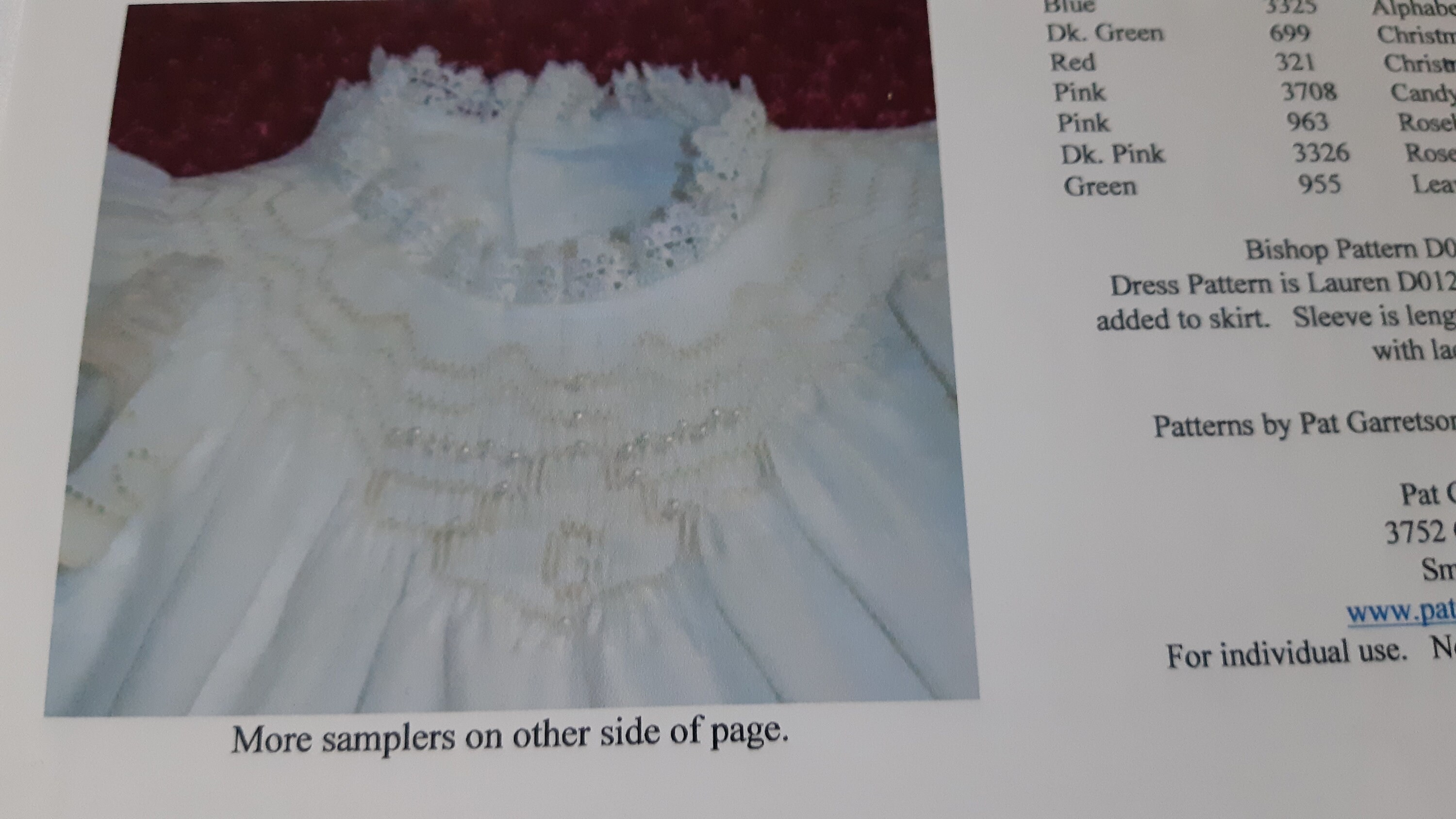 Monogram Smocking Pattern Smocking Plates Design Pattern Templates for Dresses/various Designers ...