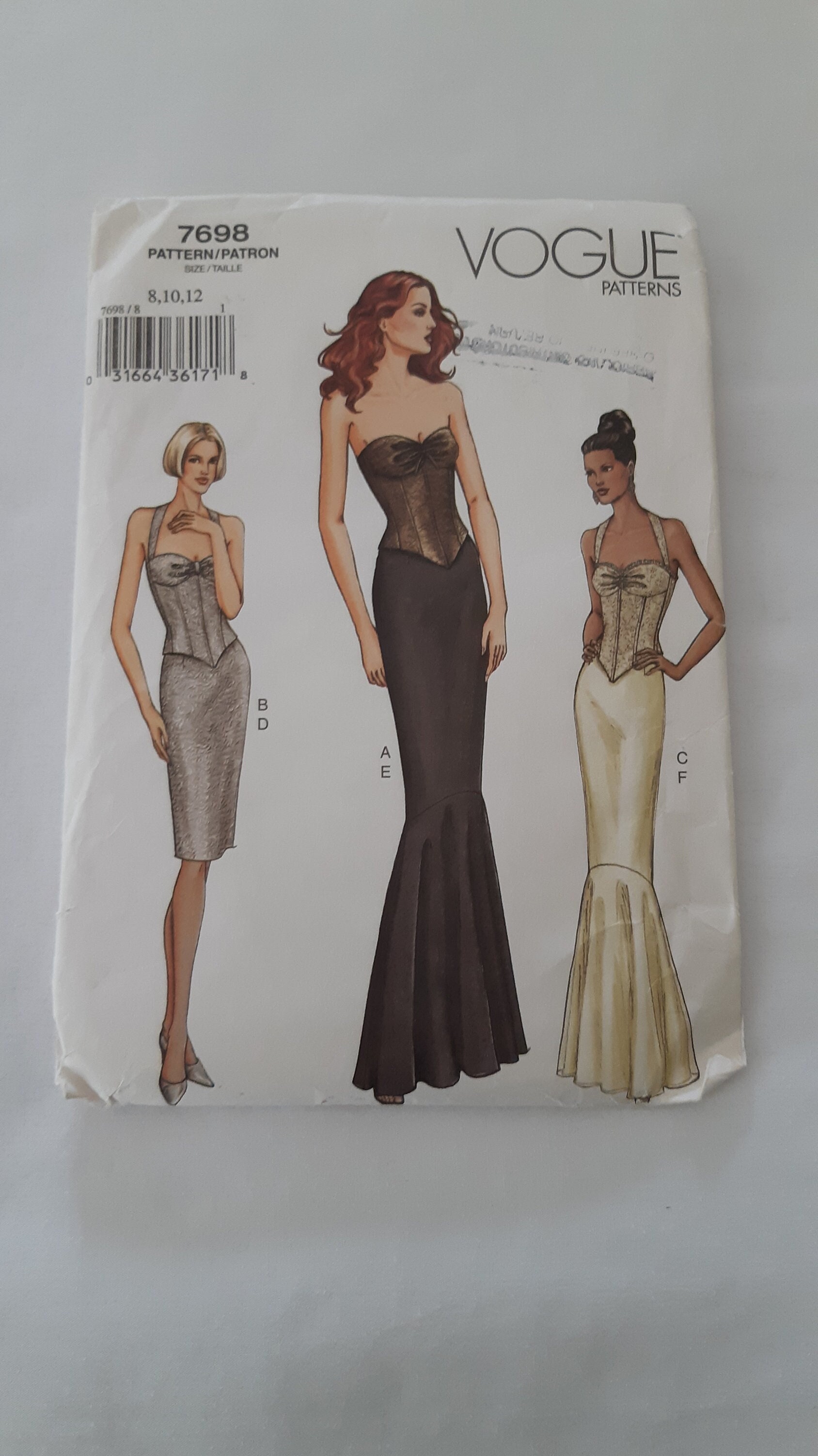 Corset Bustier TOP and SKIRT Evening Wear With Length