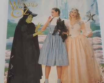 Wizard of Oz /Witch Costume Patterns Women's Dress Cape Witch hat Crown Size 6 8 10 Adult UNCUT Simplicity 7808 /0632 /0617