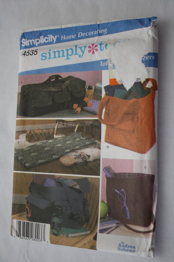 Simplicity duffle bag pattern sale