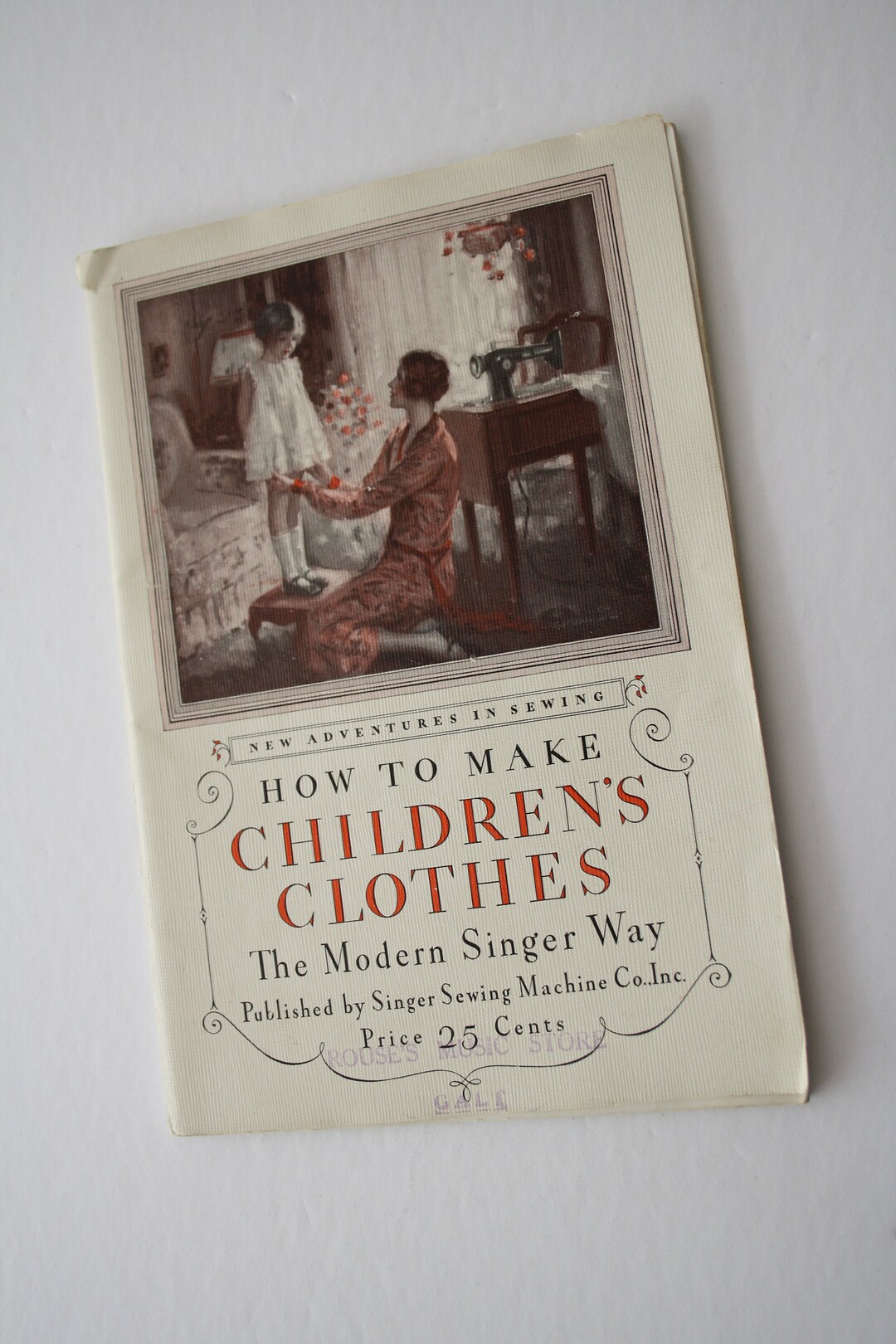 How to Make Children's Clothes ANTIQUE SEWING Book 1920s Etsy
