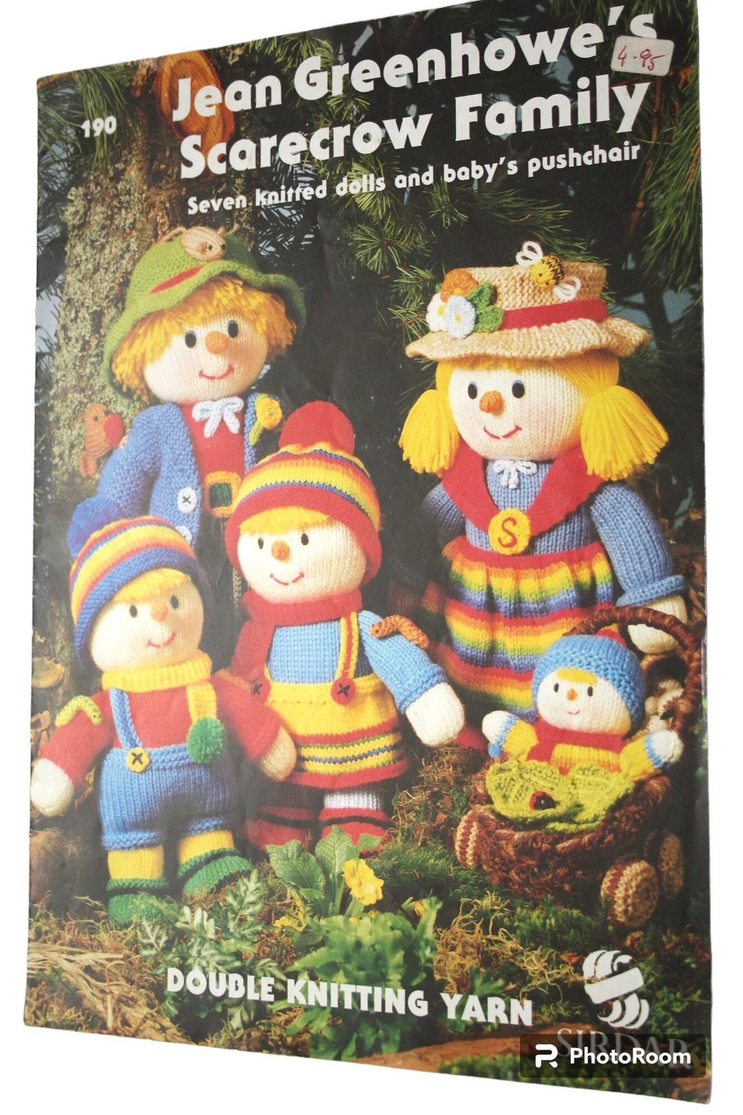 Buy Jean Greenhowes Scarecrow Family Knitted Dolls Pattern Book 190,  Stuffed Knitted Dolls and Clothes Patterns Sirdar 1980s Greenhowe Design  Online