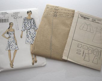 Dress Jacket Sewing Pattern Womens Size 8 - 16 UNCUT Vogue V8490