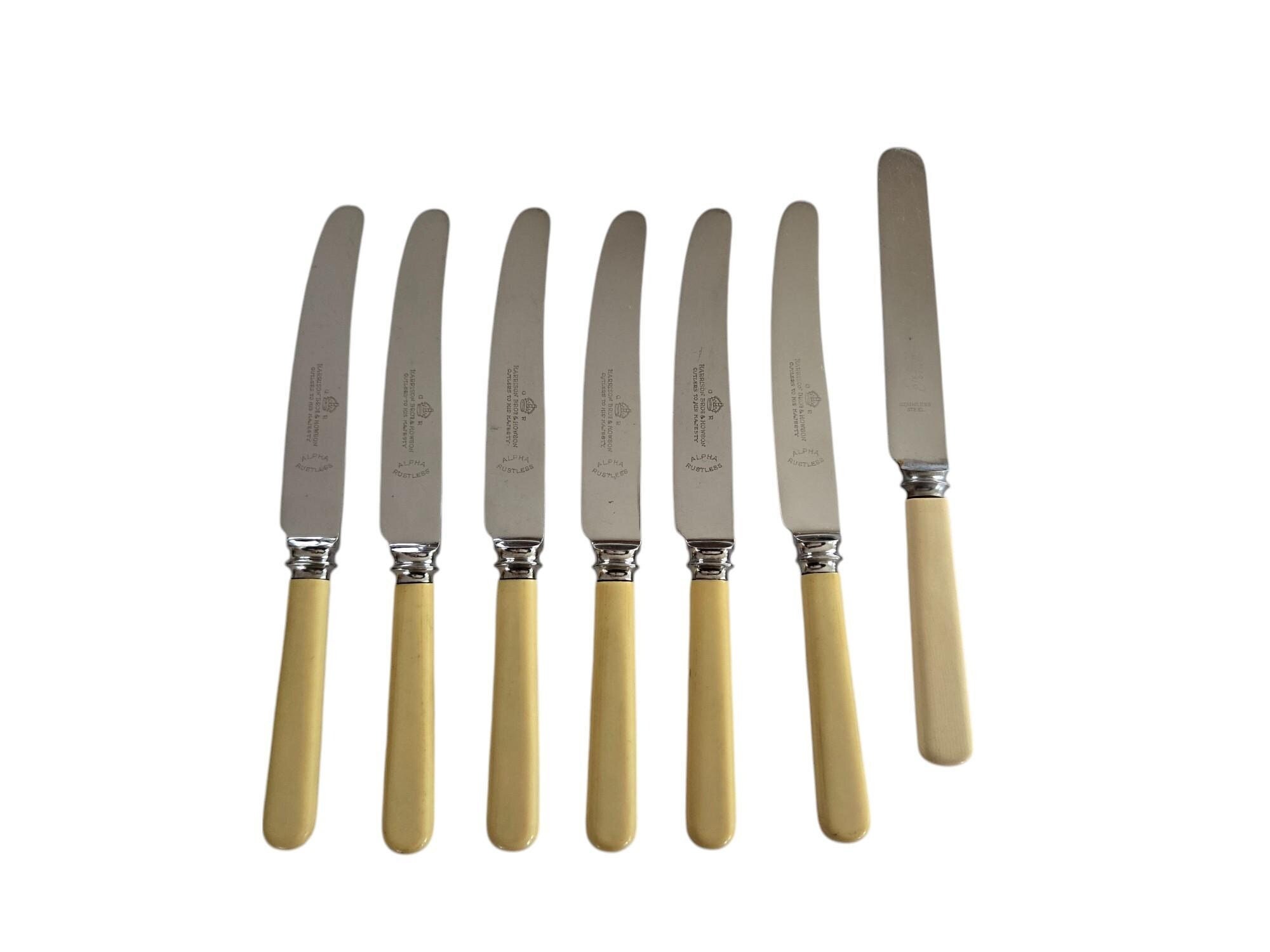 Vintage Knife Set Harrison Bros and Howson Cutlers to His