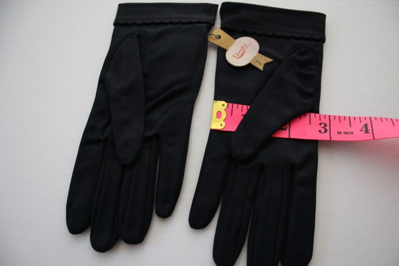 Blue Formal Gloves UNUSED New Vintage 1950s Women… - image 7