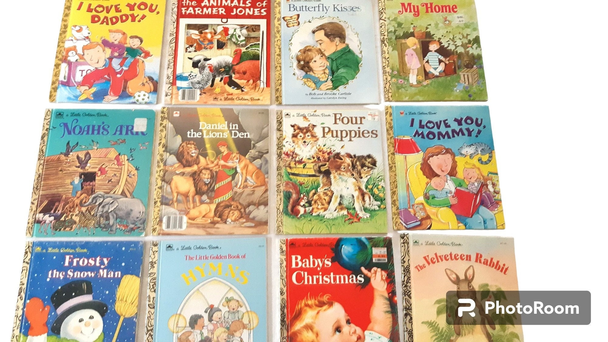Vintage Little Golden Books for Toddlers Children SET of 12