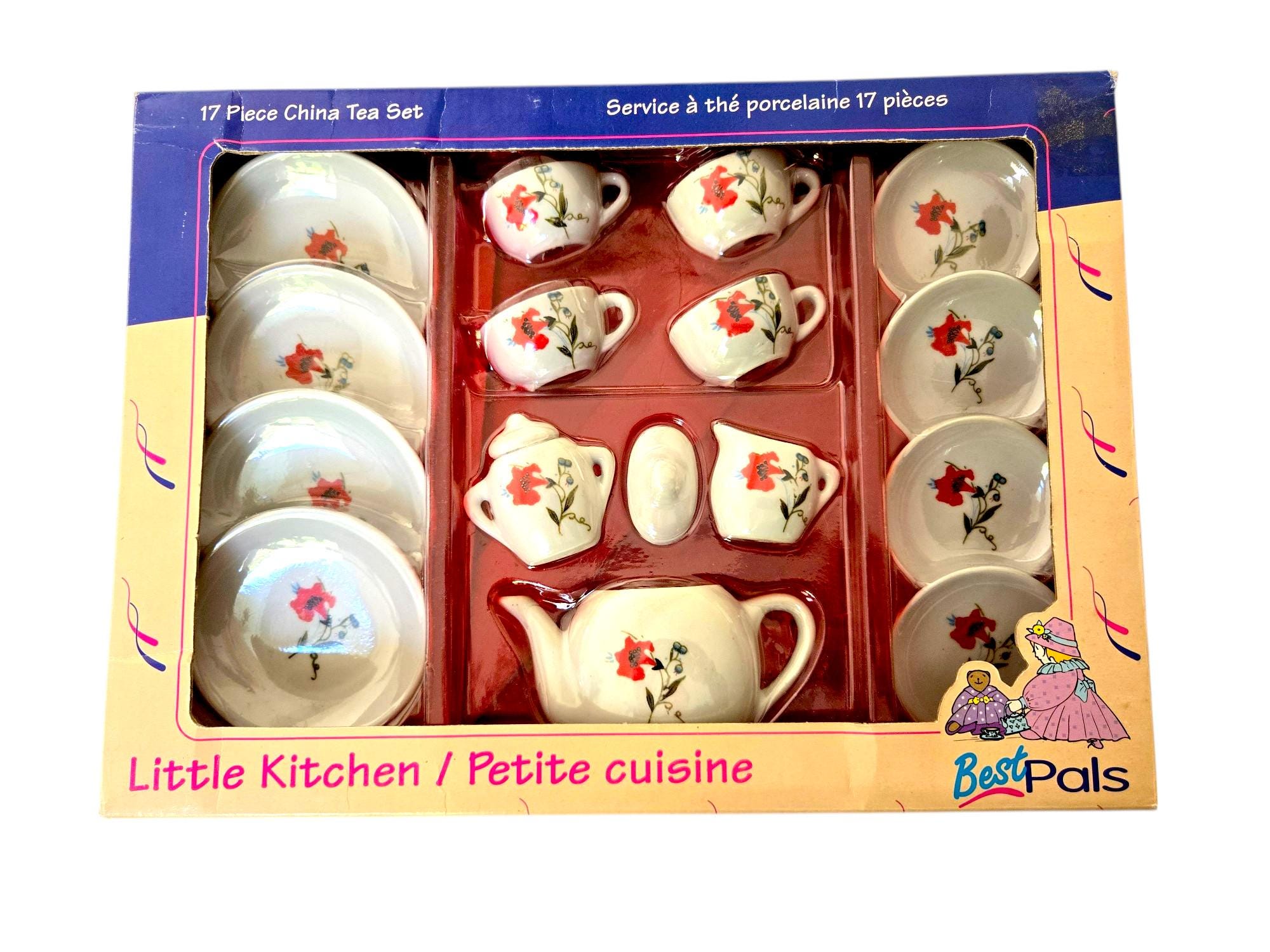 Set Da T&egrave; In Ceramica Little Bears Per Bambole American Girl 18", Accessori 5+