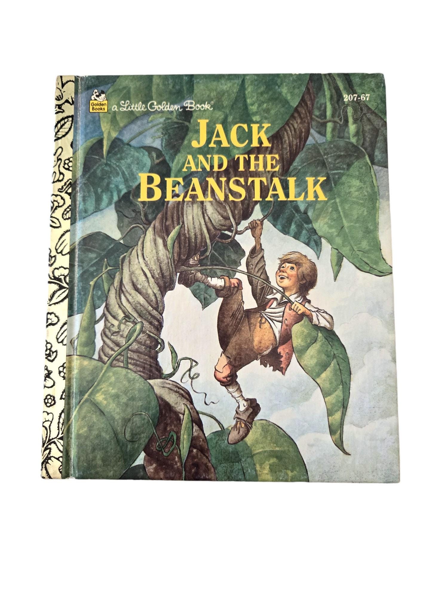 Book JACK and the BEANSTALK Vintage Little Golden Book 1992