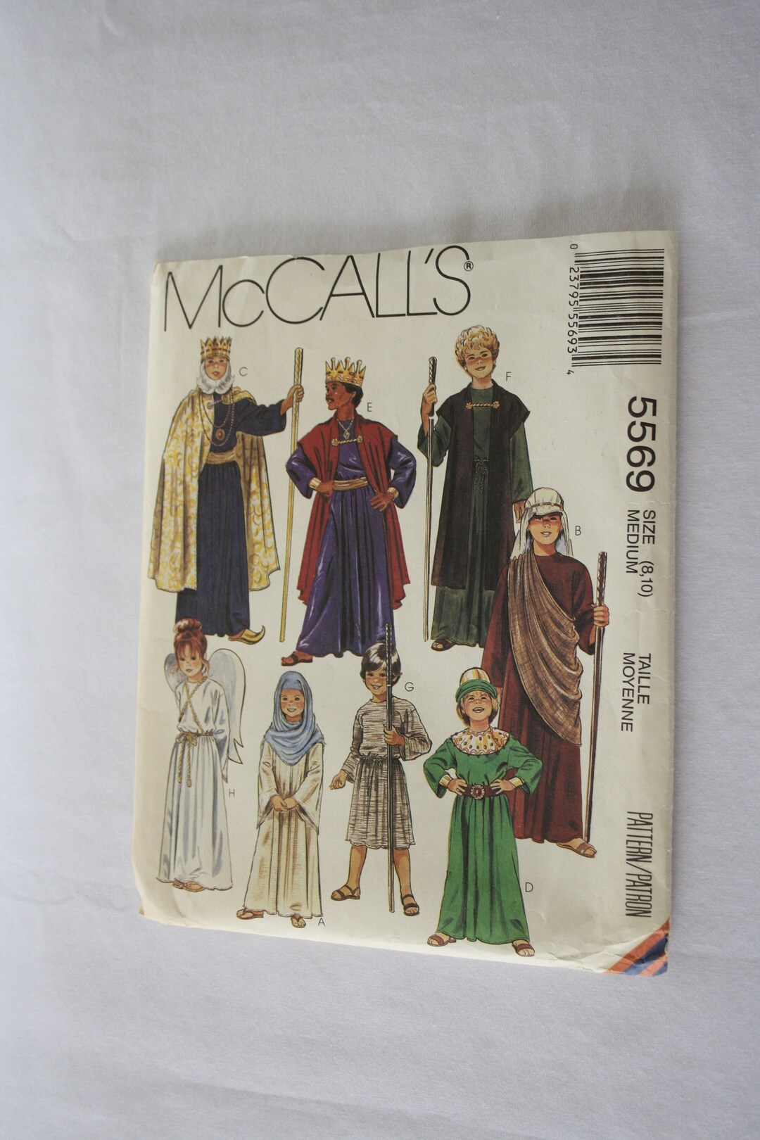 Nativity Costume Patterns Child Size Medium /size 8 10 UNCUT Etsy