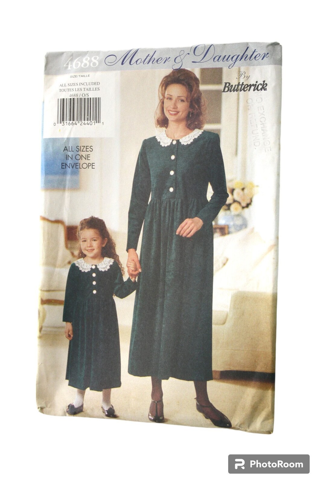 Mother Daughter Matching DRESS Patterns Girls Sizes 2 - 6X Women's Size ...