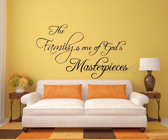 family wall decals family wall sticker vinyl family quote wall | etsy