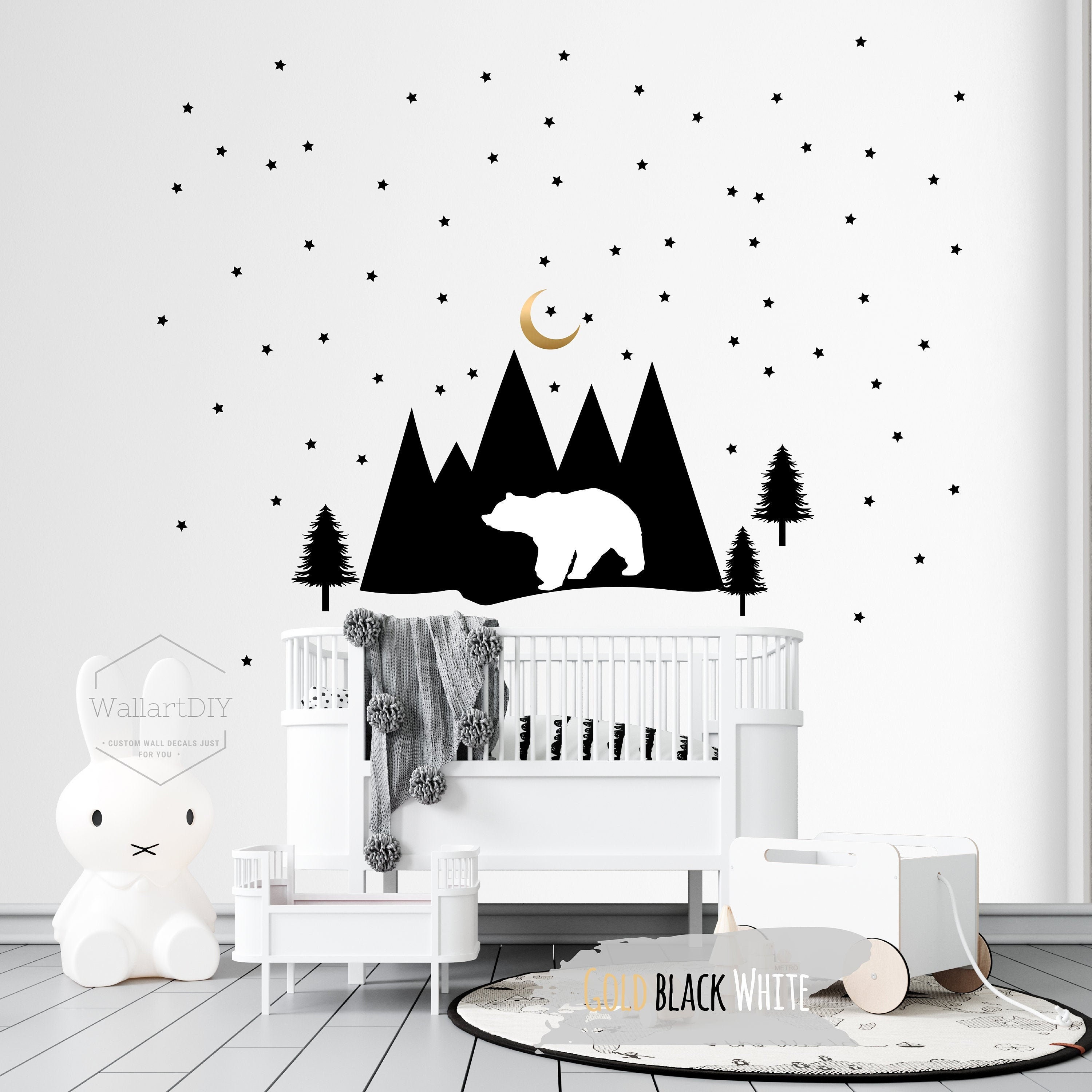 Nursery wall decal Baby room wall decal Boys room wall art Etsy
