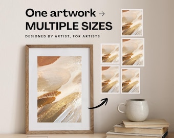 Print Sizes Photoshop Script for Artists | Crop Artwork for Multiple Print Sizes Automatically