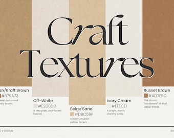 Craft Paper Textures High Res Brown Kraft Digital Backgrounds Cardboard Natural Earthy Junk Journaling Scrapbook Neutral Aesthetic Textures