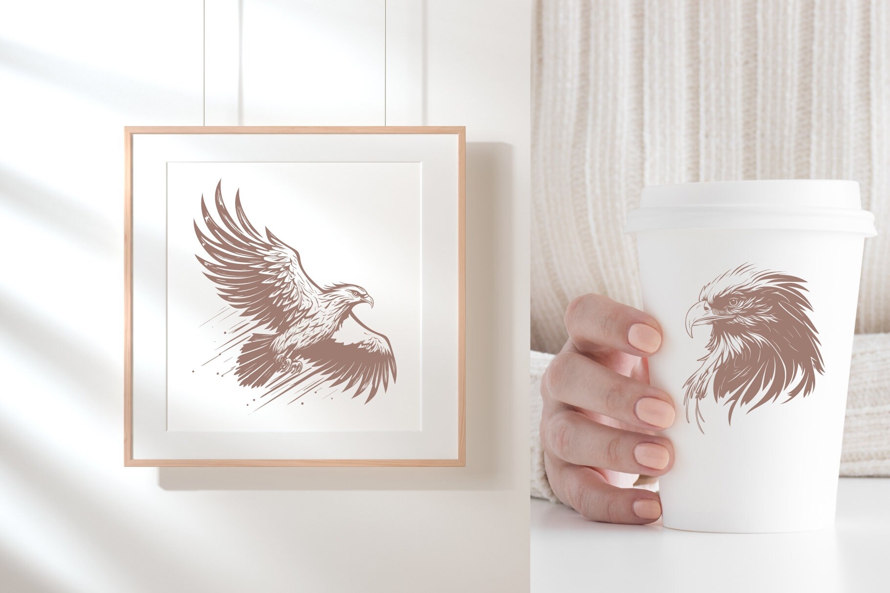 Eagle SVG Bundle Eagles SVG Bird Clipart for Wall Art, Decal. Vector ...