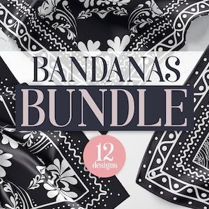 Impressão de bandana vetorial paisley preto e branco para presente de aniversário estêncil abstrato floral ocidental download digital pequena licença comercial