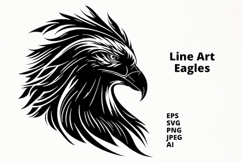 Eagle SVG Bundle Eagles SVG Bird Clipart for Wall Art, Decal. Vector ...